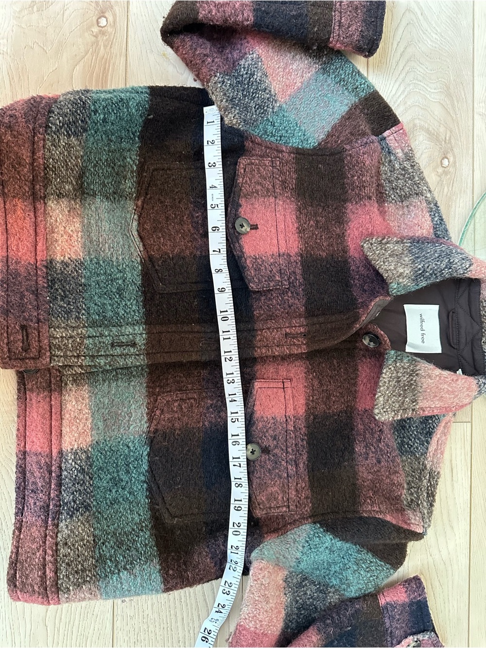 Aritzia autumn short jacket 70% Italian wool size M - Picture 10 of 12